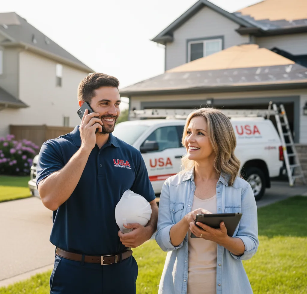USA Roof Repair Experts customer support in Guthrie